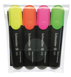 Schneider Highlighters - 4 Pack