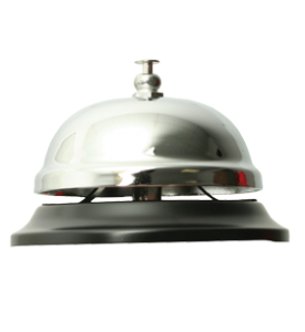 Trefoil Reception Bell