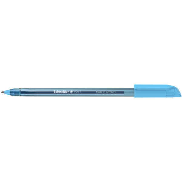 VIZZ BALL POINT PEN MEDUIM LIGHT BLUE 10's