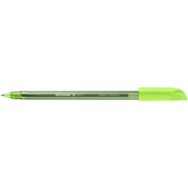 VIZZ BALL POINT PEN MEDUIM LIGHT GREEN 10's