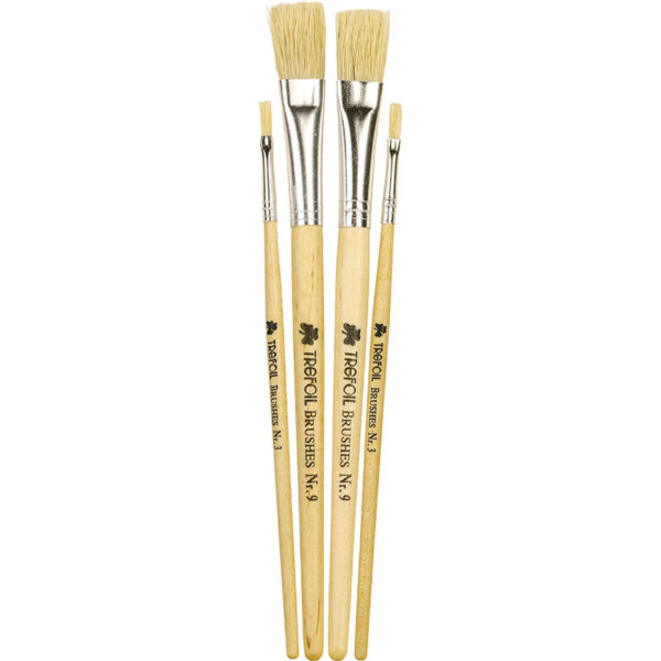 TREFOIL ARTIST FLAT S/HANDLE PAINT BRUSH #9 10`S