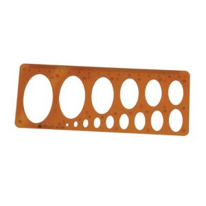 TECHNICAL DRAWING ELLIPSE TEMPLATE SMALL #5500