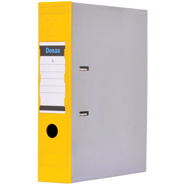 LEVER ARCH FILE A4 MOULDED PP YELLOW
