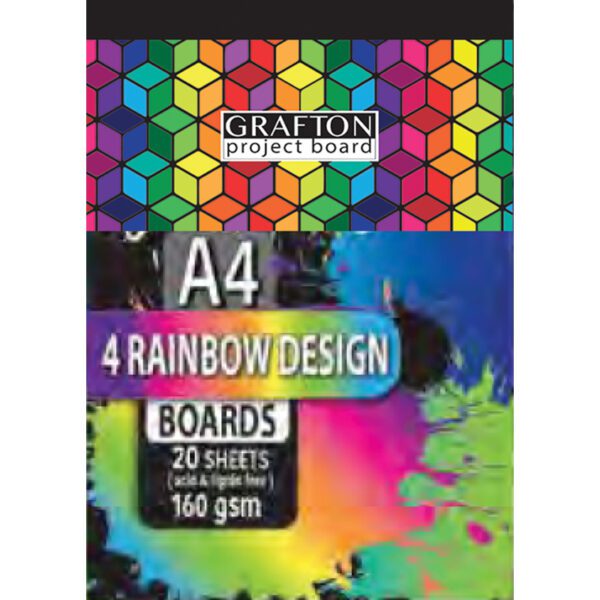 GRAFTON A4 RAINBOW BOARD PADS 20'S ASS