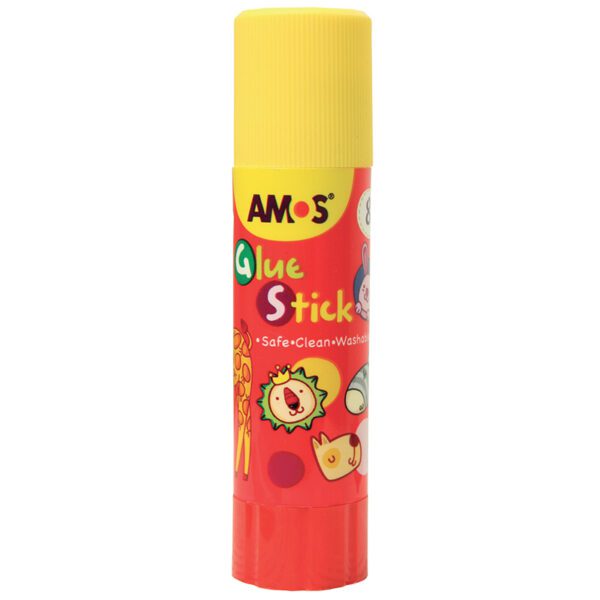 AMOS ANIMAL GLUE STICK 8gram IN 30'S RED - GSW8AR