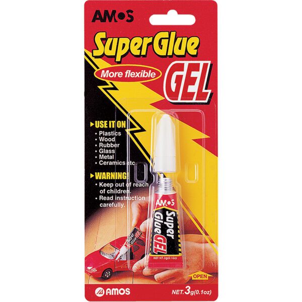 AMOS SUPER GLUE 3g CARDED - SGG3B1