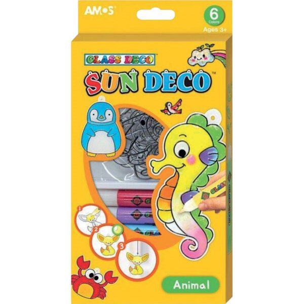 AMOS GLASS DECO ANIMALS - SD10P6-A