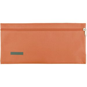 TREFOIL POLYESTER 24.5CM PENCIL BAG ORANGE