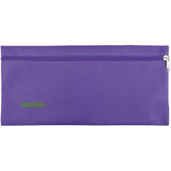 TREFOIL POLYESTER 22CM PENCIL BAG PURPLE