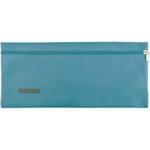 TREFOIL POLYESTER 33CM PENCIL BAG LIGHT BLUE