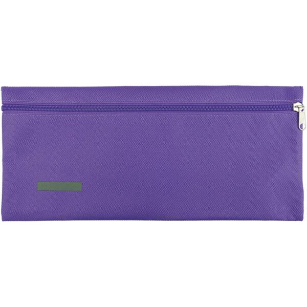 TREFOIL POLYESTER 33CM PENCIL BAG PURPLE