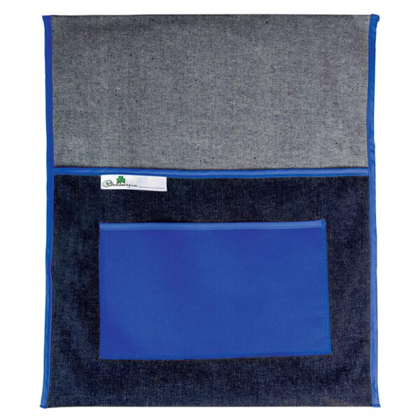 PRODUCTS > BACK TO SCHOOL SCHOOL CHAIRBAG DENIM 440mm WITH POCKET BLUE
