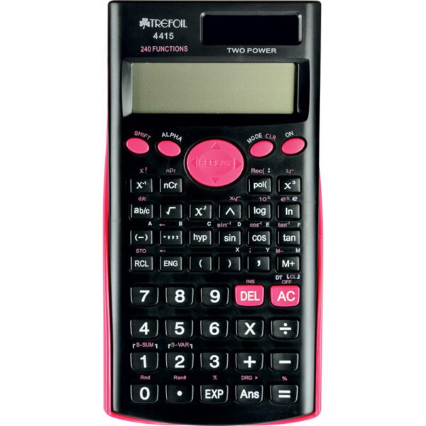 12 DIGIT SCIENTIFIC CALCULATOR 240 FUNCTIONS PINK #4415