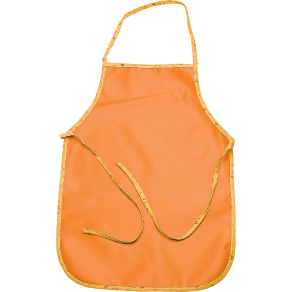 SCHOOL PRIMARY APRON - SINGLE PLAIN ORANGE