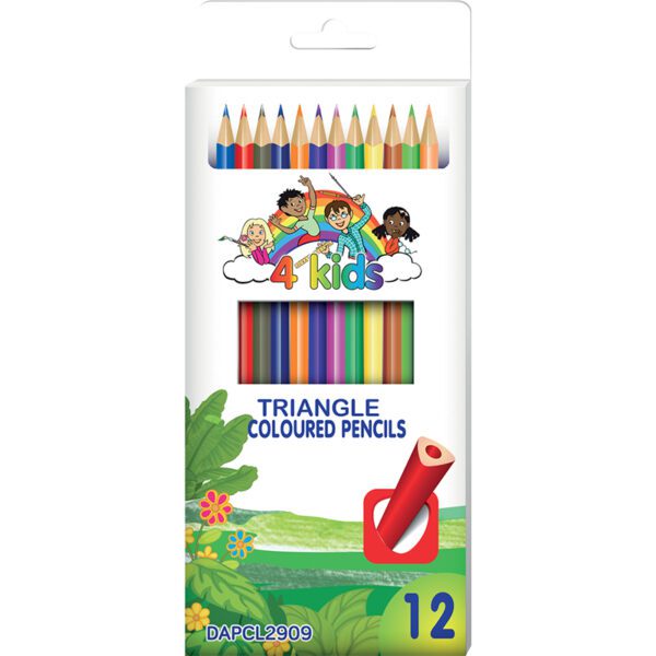 PRODUCTS > BACK TO SCHOOL TRIANGULAR COLOURING PENCILS 12`s LONG
