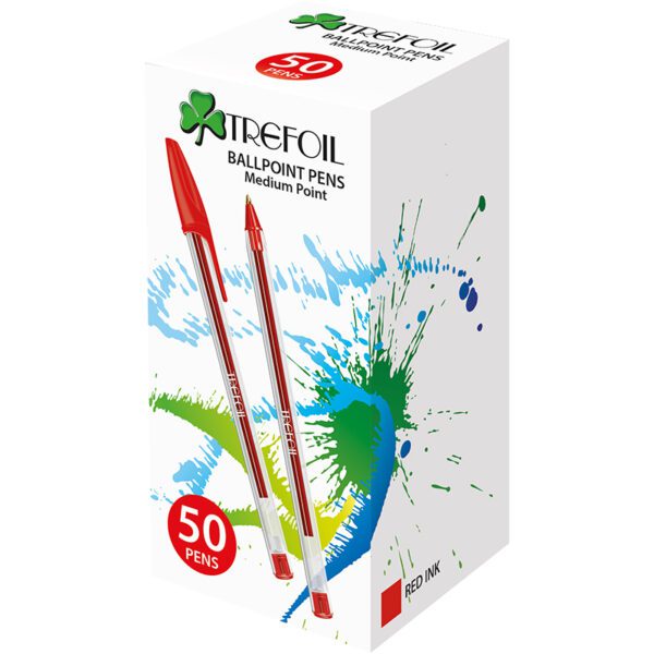 Trefoil BALLPEN RED 50's