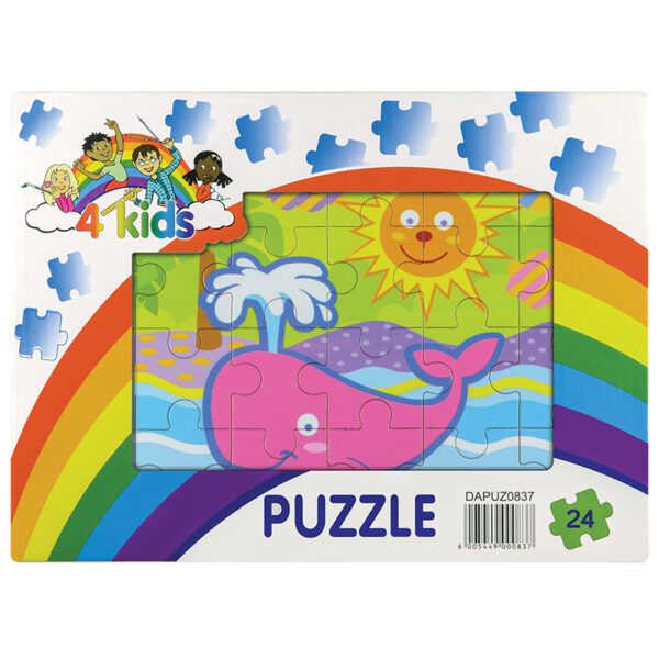 PRODUCTS > BACK TO SCHOOL WOODEN PUZZLE 24 PIECE ASSORTED