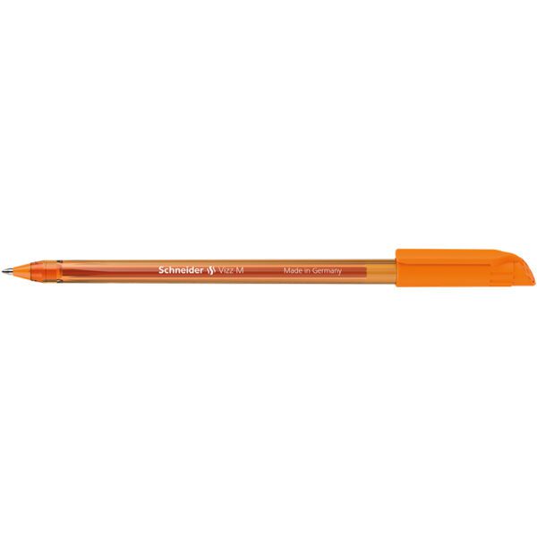 VIZZ BALL POINT PEN MEDUIM ORANGE 10's