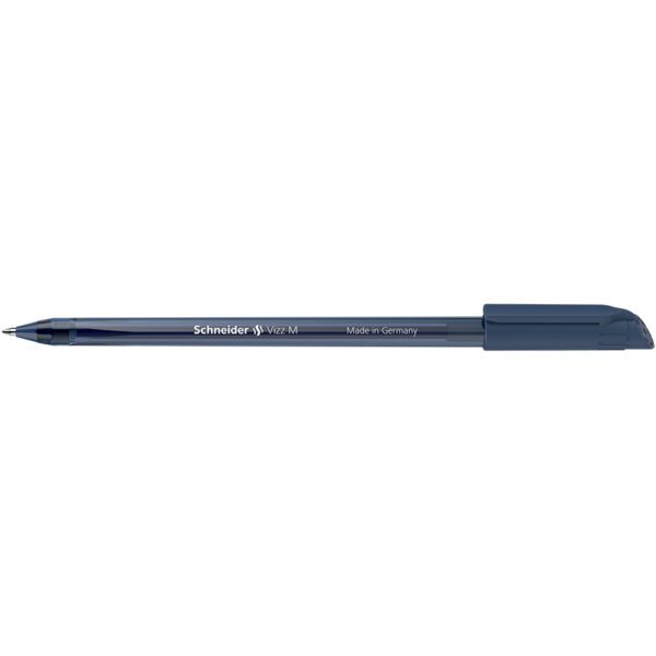 VIZZ BALL POINT PEN MEDUIM MIDNIGHT BLUE 10's