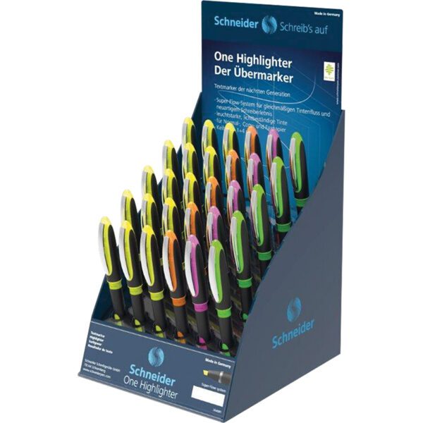 ONE HIGHLIGHTER SUPER FLOW SYSTEM DISPLAY 30'S