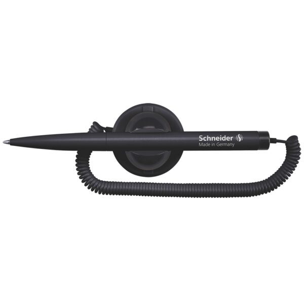 KLICK-FIX BALLPOINT PEN BLACK WITH PLASTIC CHAIN BLISTER