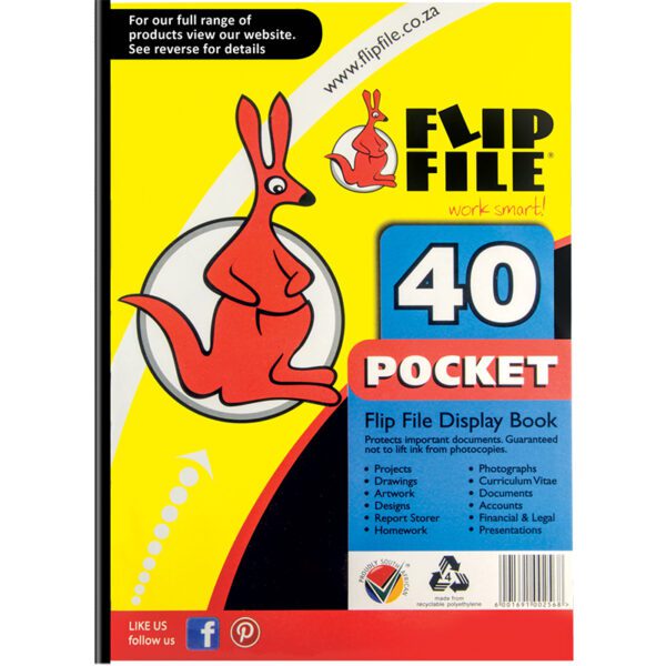 FLIP FILE A4 40 Pocket