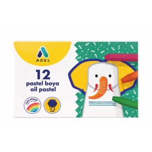 ADEL OIL PASTELS HEXAGONAL 12 COLORS