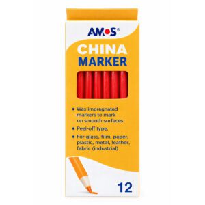 AMOS CHINA MARKER RED
