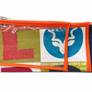 AFRICAN PROUDLY 3 IN 1 PENCIL BAG ORANGE