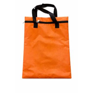 PRODUCTS > BACK TO SCHOOL NYLON LIBRARY BOOK BAG WITH HANDLE ORANGE