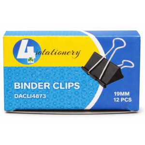 CLIPS FOLDBACK 19mm BC20 12's