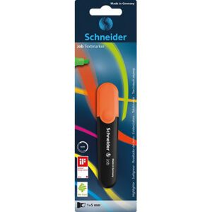 JOB 150 HIGHLIGHTER 1 + 5MM ORANGE CARDED