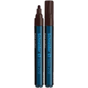 MAXX 270 - PAINT MARKER BULLIT POINT 1-3MM Brown 10's