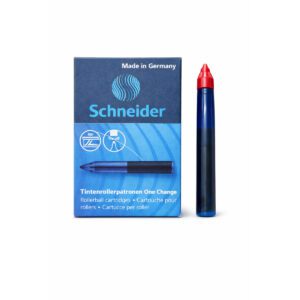 ROLLERBALL CARTRIDGES ONE CHANGE REFIL RED per box