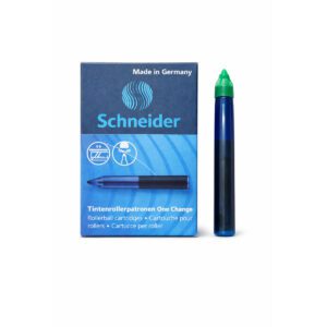 ROLLERBALL CARTRIDGES ONE CHANGE REFIL GREEN per box