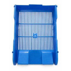 OFFICER LETTER TRAY STACKABLE BLUE