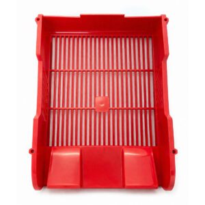OFFICER LETTER TRAY STACKABLE RED