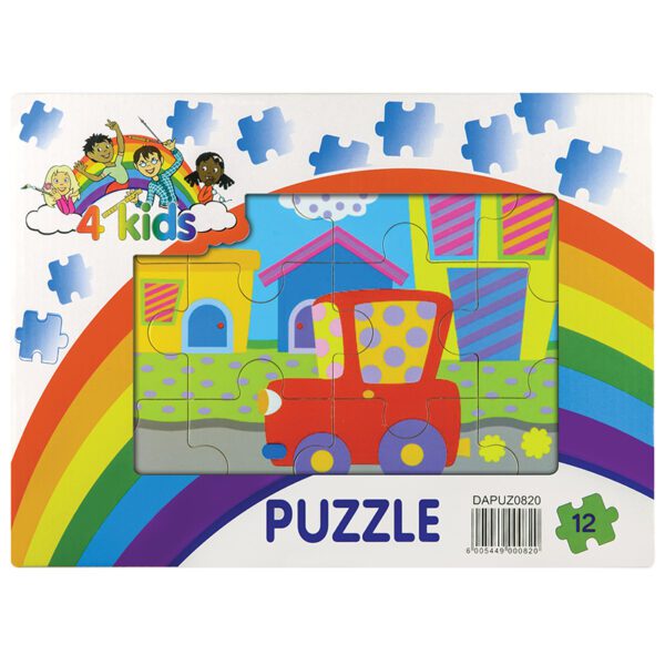 PRODUCTS > BACK TO SCHOOL WOODEN PUZZLE 12 PIECE ASSORTED