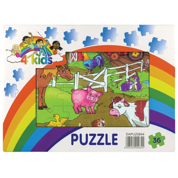 PRODUCTS > BACK TO SCHOOL WOODEN PUZZLE 36 PIECE ASSORTED