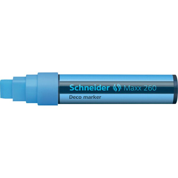 MAXX 260 - LIQUID CHALK MARKER 5 + 15mm TIP LIGHT BLUE 1'S
