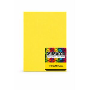 GRAFTON A4 80GSM PAPER (500 PACK) - BRIGHT YELLOW