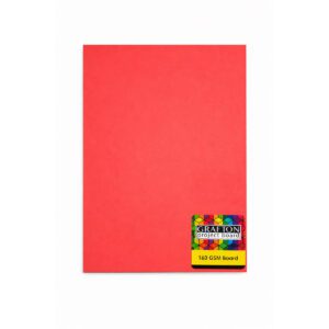 GRAFTON A2 160GSM BOARD (5 PK) - BRIGHT RED