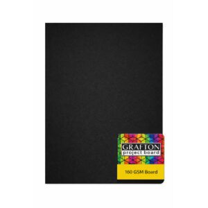 GRAFTON A2 160GSM BOARD (50 PACK) - BLACK