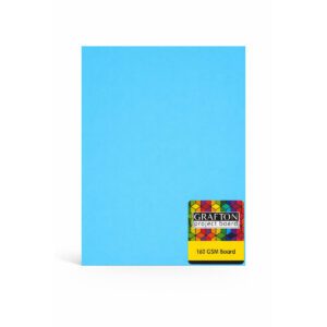 GRAFTON A3 160GSM BOARD (5 PK) - BRIGHT BLUE
