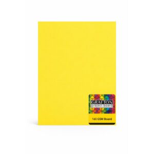 GRAFTON A3 160GSM BOARD (100 PACK) - DAY GLO YELLOW