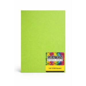 GRAFTON A3 160GSM BOARD (100 PACK) - BRIGHT GREEN
