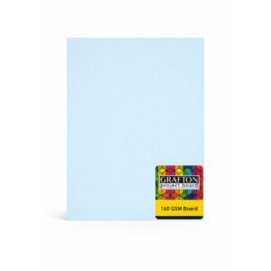 GRAFTON A3 160GSM BOARD (100 PACK) - PASTEL BLUE