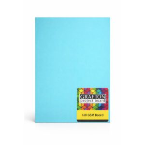 GRAFTON A3 160GSM BOARD (100 PACK) - BRIGHT BLUE