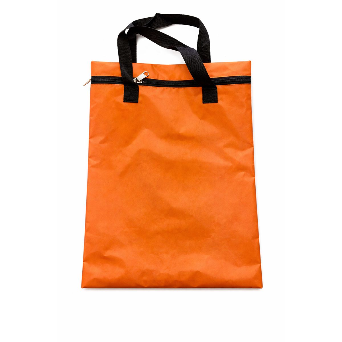 PRODUCTS > BACK TO SCHOOL NYLON LIBRARY BOOK BAG WITH HANDLE ORANGE