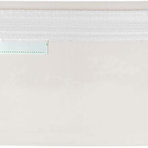 PRODUCTS > BACK TO SCHOOL CLEAR EXAM PENCIL BAG 33cm WHITE